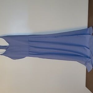 HALARA Women's Midi Dress in Soft Blue